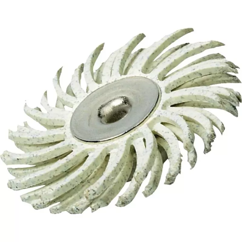 Abrasive Detail Brush Dremel EZ SpeedClic 120 grit, pre-polishing, 3.2 mm shank, 25 mm diameter