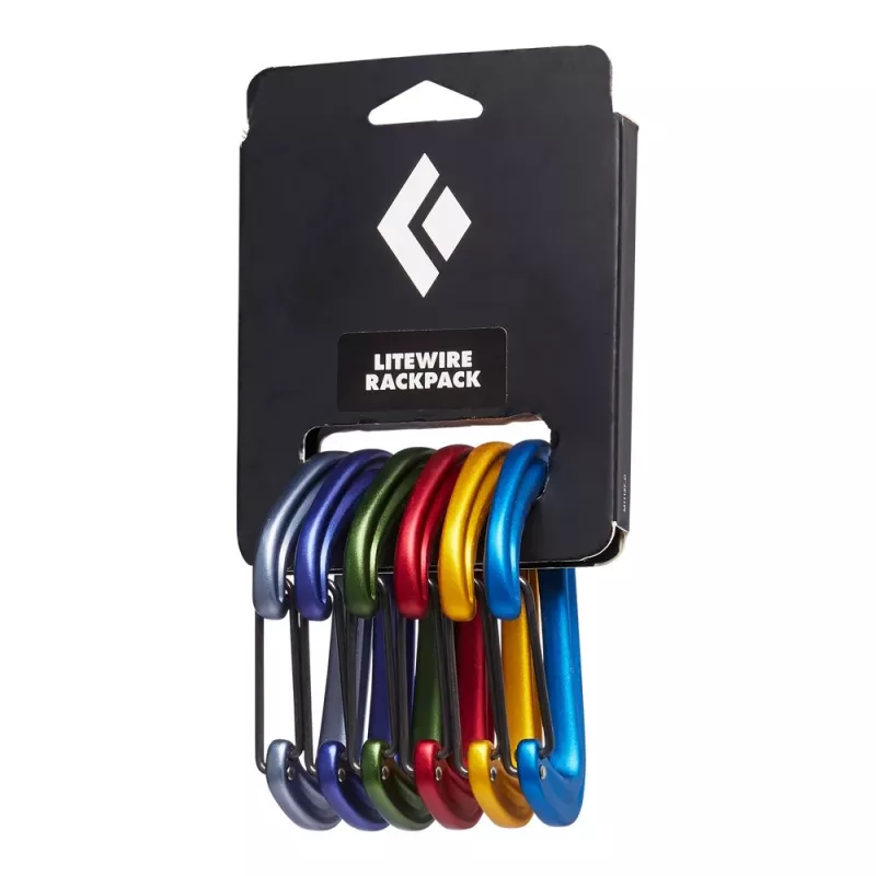 Karabinki Juoda Diamond LiteWire Rackpack