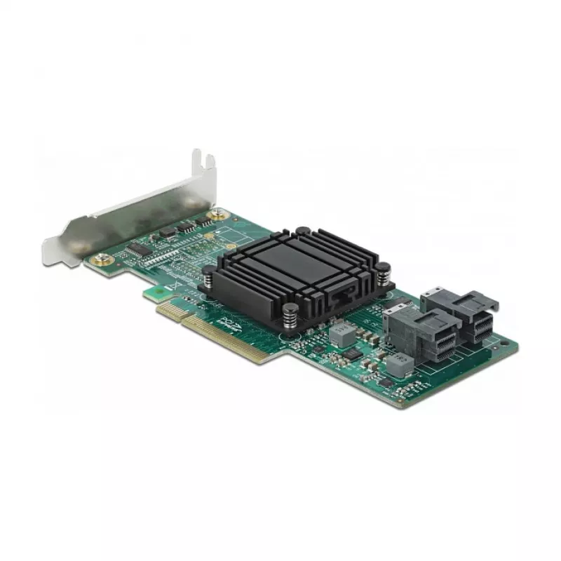 DeLOCK PCI Express x8 kortelė su 2 vidiniais SFF-8643 NVMe prievadais, žemo profilio