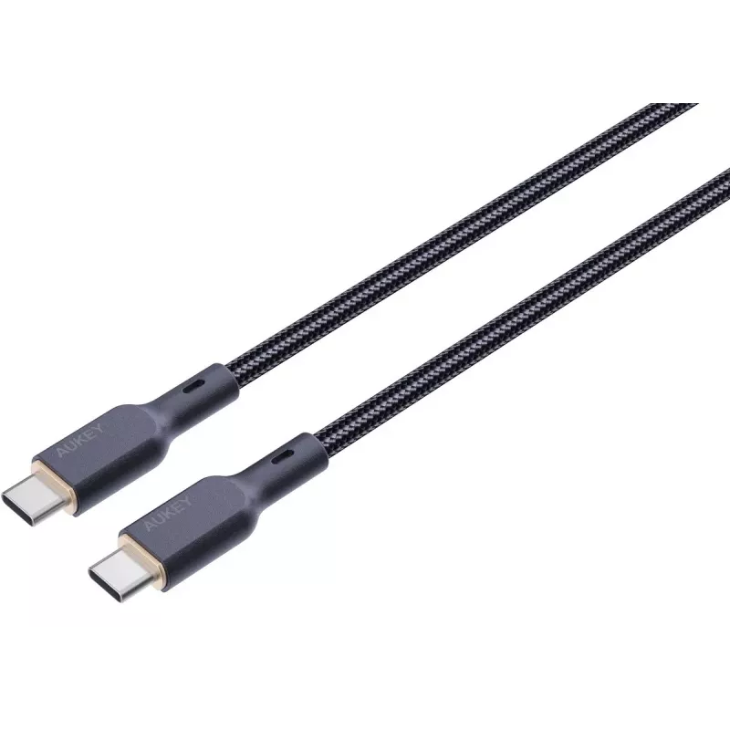 AUKEY CB-KCC101 Nailoninis USB C - USB C kabelis, 1 m