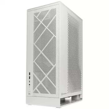 Kompiuterio korpusas SidabrinėStone ALTA G1M microATX, baltas