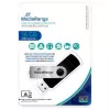 MEDIARANGE MR931-2 - 16 GB - USB Type-A / Micro-USB - 2.0 - 15 MB/s - pasukamas žiedas - Sidabrinė - Juoda