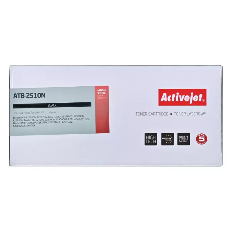 Activejet ATB-2510N toneris (keičia Brother TN2510; Supreme; 1200 puslapių; juodas)
