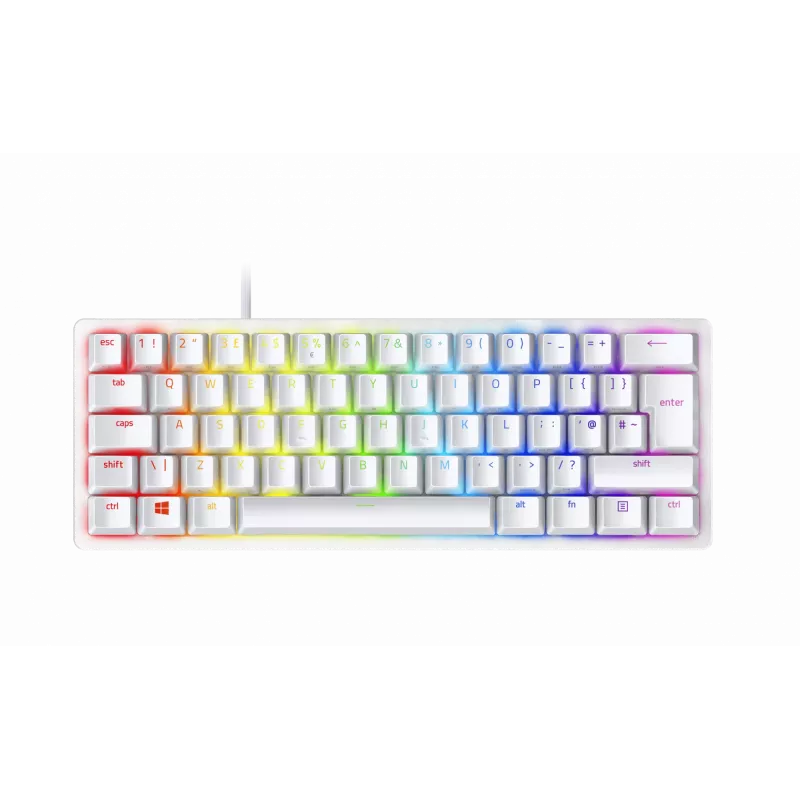 Kompaktiška žaidimų klaviatūra Razer Huntsman Mini 60% laidinė RGB LED Red Switch