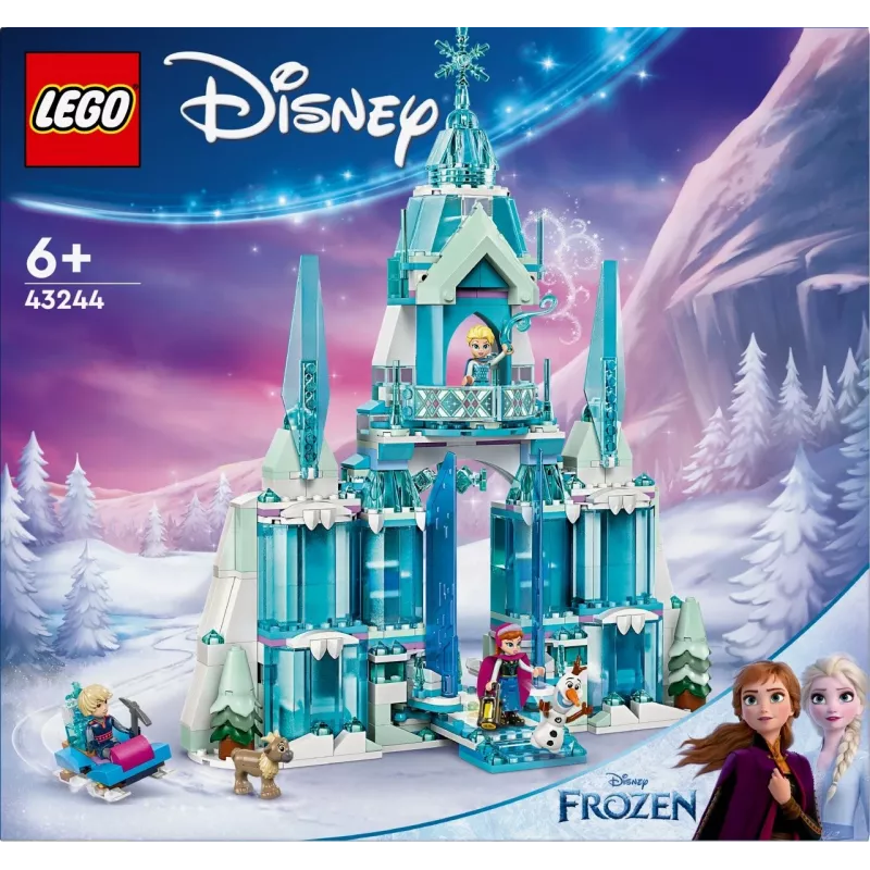 Konstruktorius LEGO Disney Princess Elsa's Winter Palace 43244 — statybos rinkinys kūrybiškam žaidimui