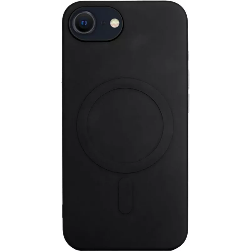 Apsauginis BackCase jt berlin Pankow Soft MagSafe, skirtas Apple iPhone 16e — juodas