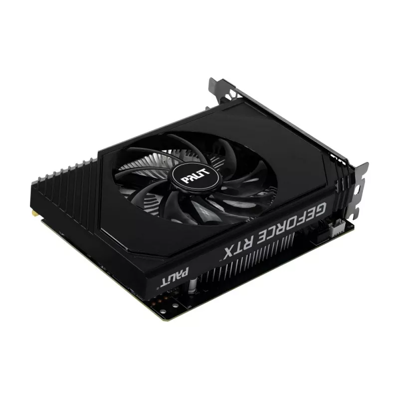 Vaizdo plokštė PALIT GeForce RTX 3050 StormX OC — 6 GB GDDR6, 96 bitų, PCIe 4.0, aktyvus aušinimas