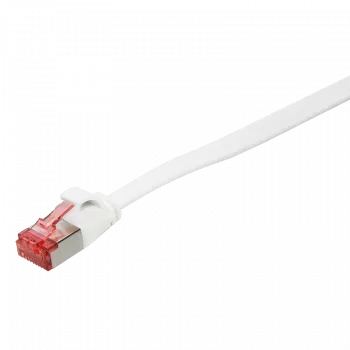 Logilink SlimLine - Patch-Cable - RJ-45 (S) į RJ-45 (S) - 2 m - U/FTP, PiMF - CAT 6 - Lieta, be užkabliukų, plokščias - Baltas (CF2051S)