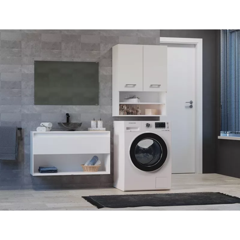 Topeshop POLA MINI DK balta vonios spintelė