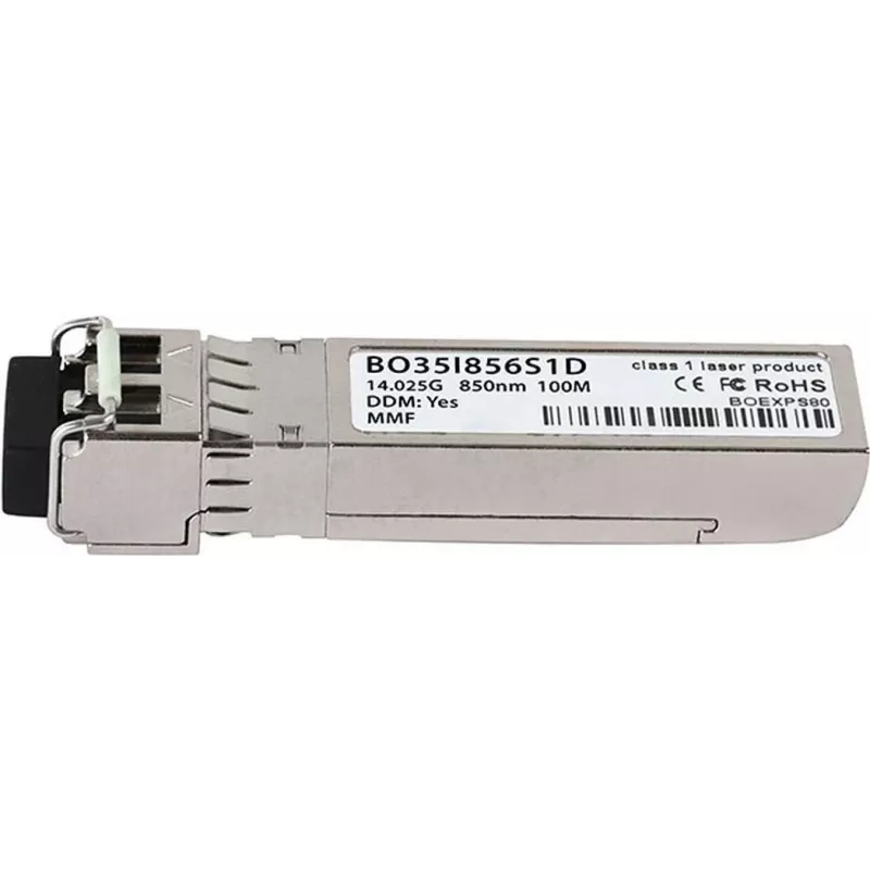 Suderinamas IBM 88Y6393 BlueOptics© BO35I856S1D SFP+ siųstuvas-imtuvas, LC-Duplex, 16GBASE-SW, Šviesolaidinis kanalas, Daugiamodis pluoštas, 850nm, 100M, DDM, 0°C/+70°C (88Y6393-BO)