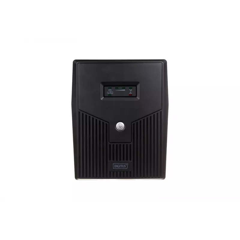 UPS DIGITUS Line-Interactive 2000VA/1200W, 2×12V 9Ah, AVR, 4×Schuko, USB, RS232, RJ45