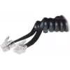 S/CONN 2m RJ10 Juoda Transparent ShiverPeaks