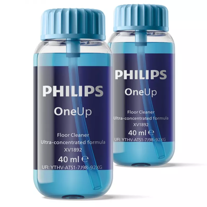 Philips OneUp ultra-koncentruotas grindų valiklis, lazdelinis dulkių siurblys, mėlynas, 40 ml, skystis (koncentratas), Philips OneUp, 30 mm