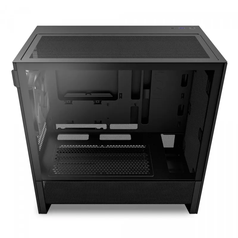 NZXT H3 Flow Micro ATX Oro Srauto Korpusas - Juodas