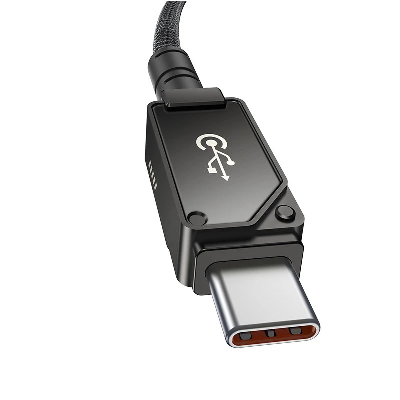 Baseus Unbreakable USB C į iP kabelis 2 m 20 W Juodas