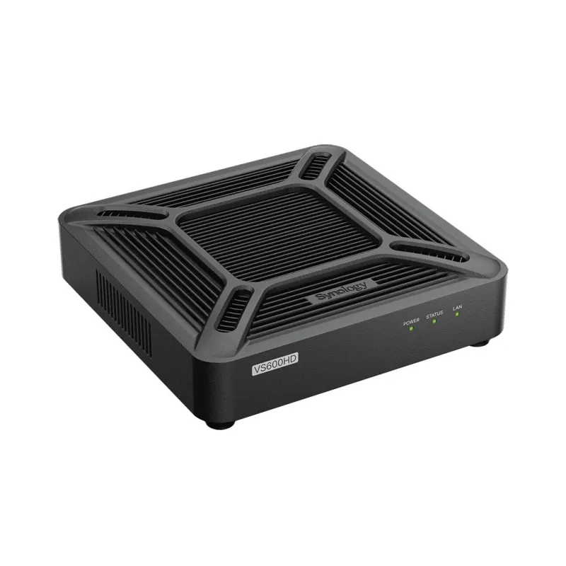 Tinklo stebėjimo serveris Synology VS600HD, Gigabit Ethernet, 600 fps, 4K (3840×2160), 2×HDMI, 2×USB-A, garso įvestis/išvestis