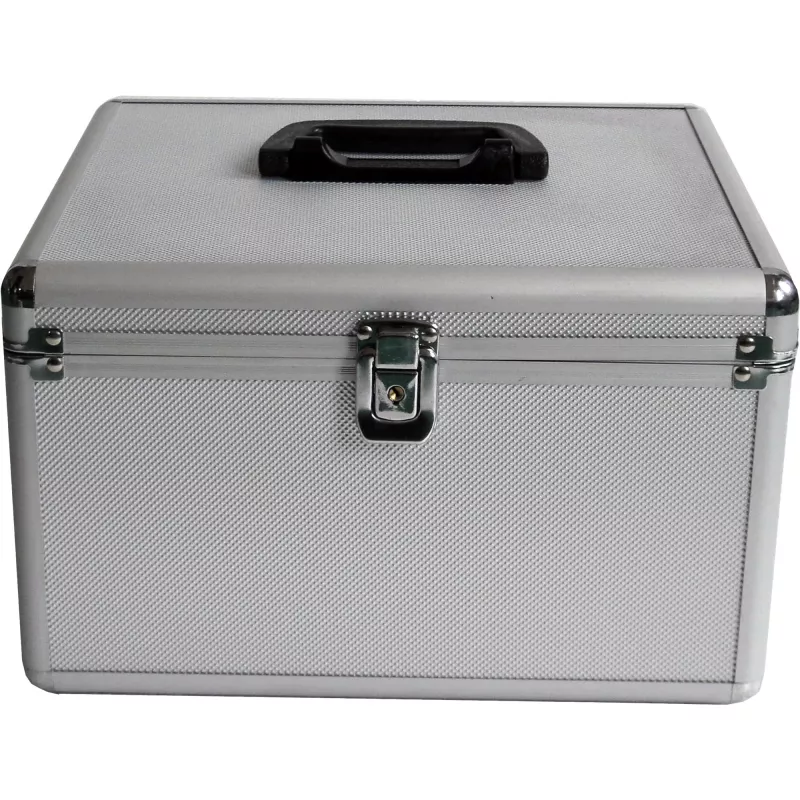 MEDIARANGE BOX76 - Dėžutė diskams - 300 diskų - Sidabrinė - Flisas - Plastikas - Mediena - 120 mm - Aliuminis