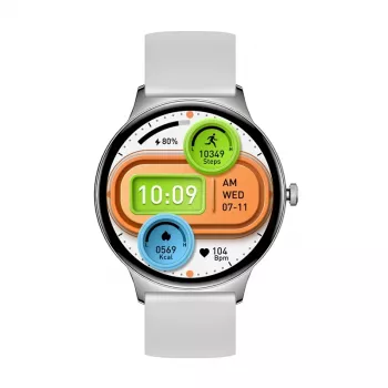 Išmanusis laikrodis Colmi V89 sidabrinis su Bluetooth ir širdies ritmo monitoriumi