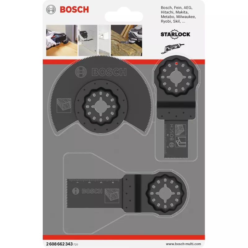 Bosch 2 608 662 343 siaurapjūklio / slankiojo pjūklo / stūmoklinio pjūklo peilis