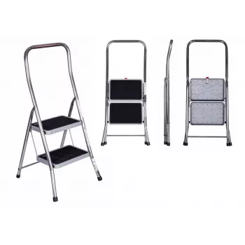 Krause sulankstomos pakopos Toppy XL sidabrinė