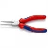 KNIPEX 30 35 160 - Plokščios nosies replės - 2,5 mm - 4,1 cm - Plienas - Mėlynos/raudonos - 16 cm