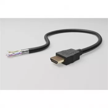 Goobay 61296 - High Speed HDMI Kabel mit Ethernet-Winkelstecker 4Ka60Hz 2.0 - Kabel - Digital/Display/Video