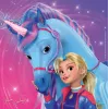 Dėlionė Ravensburger Unicorn Academy — 3 x 49 dalys, rinkinys vaikams