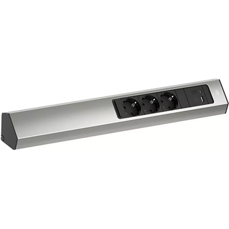 Maitinimo juosta Bachmann CASIA 2 su 3x CEE7/3 lizdais ir 1x USB A/C 22W