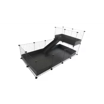 C&C modulinis narvas vieno aukšto 4x2 + Antresolė 2x1 + Juoda rampa