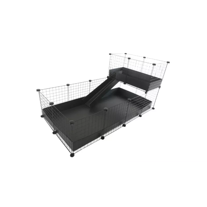 C&C modulinis narvas vieno aukšto 4x2 + Antresolė 2x1 + Juoda rampa