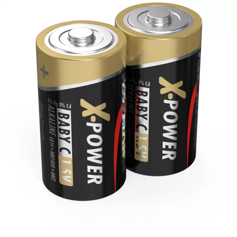 ANSMANN šarminė X-Power baterija, (C), 2 vnt. pakuotė (5015623), 7500mAh