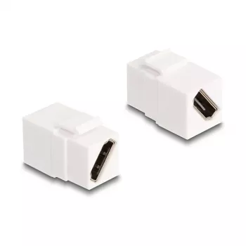 DeLOCK Keystone modulis HDMI lizdas–lizdas įstrižas 8K 60 Hz baltas