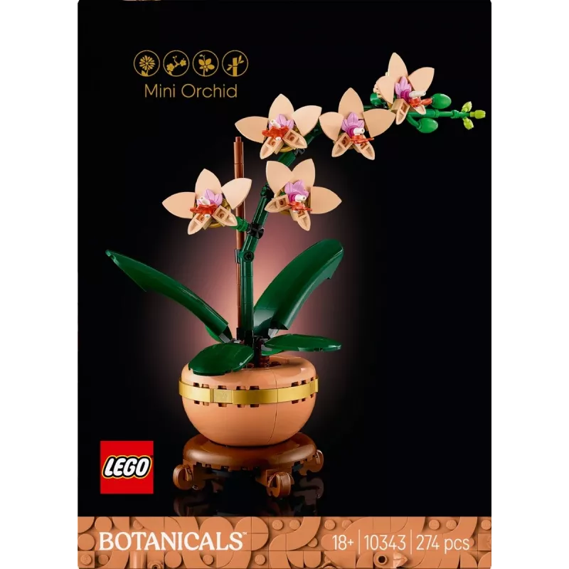 LEGO ICONS 10343 Botanikos kolekcija - Mini orchidėja