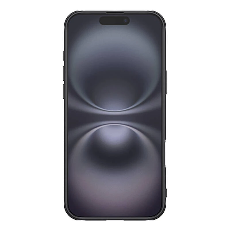Apsauginis dėklas Nillkin iPhone 16 Plus Super Frosted Pro — juodas, plonas kietas kevalas
