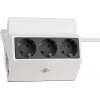 Brennenstuhl 1150070, 3 m, 3 kintamosios srovės išėjimai, vidaus, IP20, antracito, Balta, 16 A