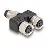 Kabelio skirstytuvas DeLOCK 60577 Juodas PVC M8 22mm 24mm 10mm