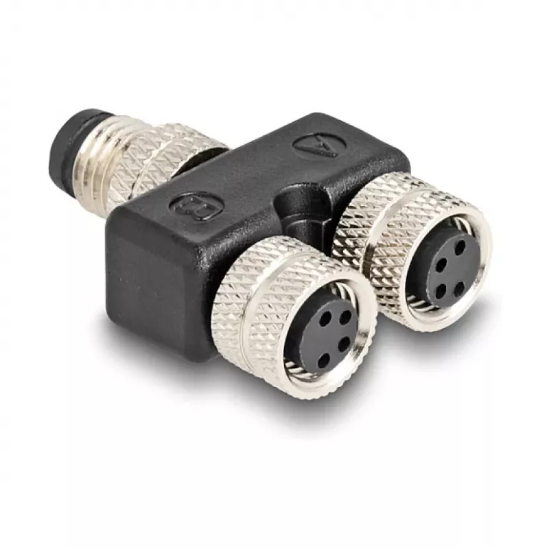 Kabelio skirstytuvas DeLOCK 60577 Juodas PVC M8 22mm 24mm 10mm