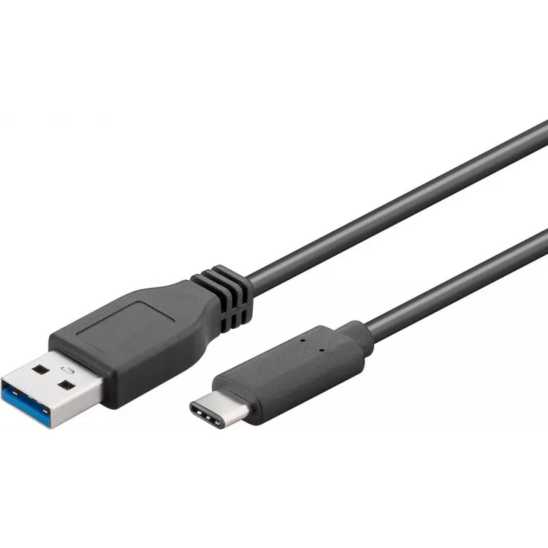 Wentronic Goobay USB 3.0 SuperSpeed kabelis > USB-C™, 1 m - USB 3.0 kištukas (A tipo) > USB-C™ kištukas (44712)