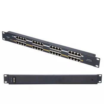 Extralink PoE Injektorius 16 prievadų 16x 100Mb/s RJ45, montuojamas į stovą