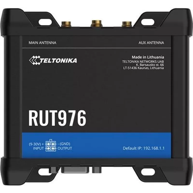 Teltonika · Maršrutizatorius· RUT976· Redcap 5G· eSIM - Maršrutizatorius - WLAN