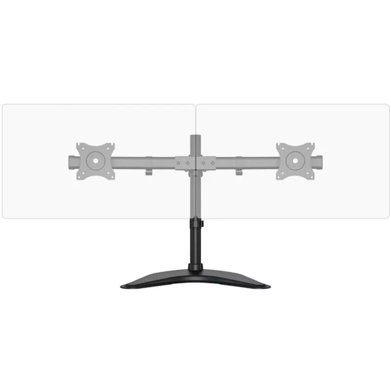 HAGOR HA FS - tvirtinimo komplektas (laikiklis stalui) - 2 LCD ekranams - juodas - Ekrano dydis: 38-68 cm (15-27)
