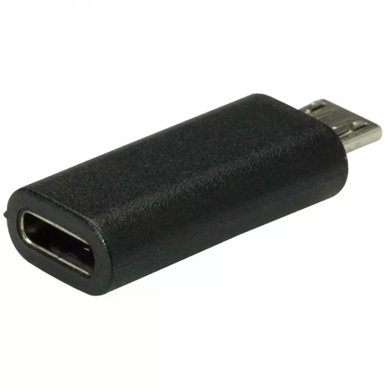 VALUE USB adapteris - USB-C (W) apgręžiamas į Micro-USB Type B (V)