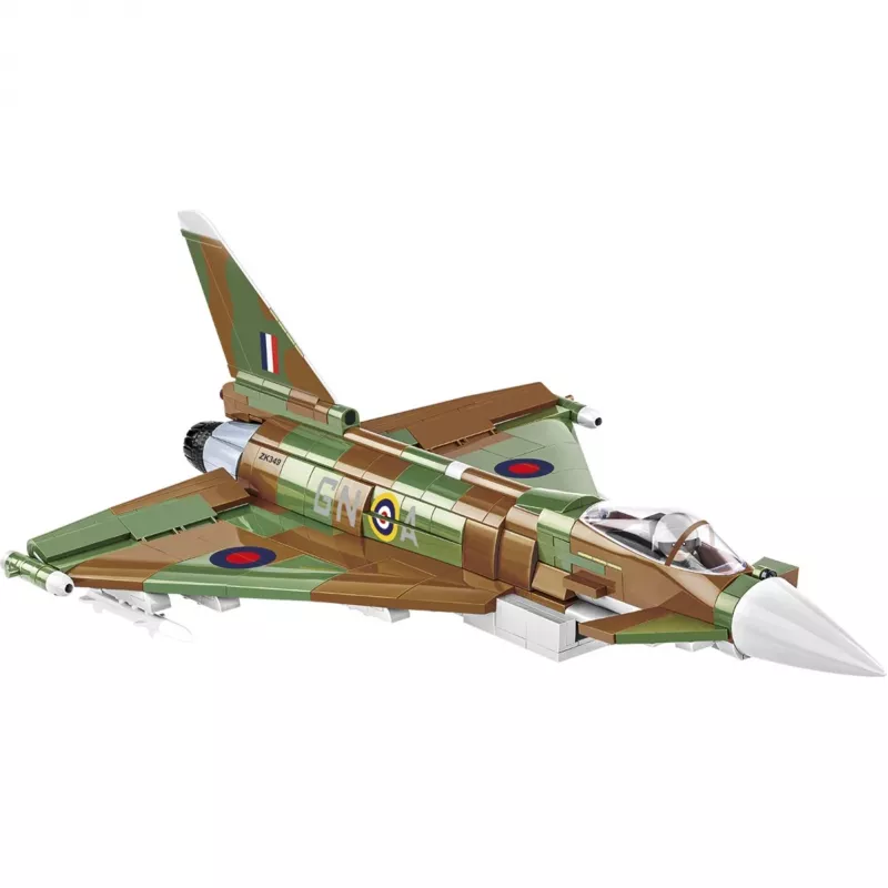 Statybiniai blokeliai Cobi Eurofighter Typhoon FGR4 „GiNA“ — 577 vnt., amžius 8+, šviesiai pilka/žalia/ruda