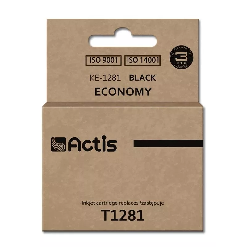 Actis KE-1281 rašalas (pakaitalas Epson T1281; Standartinis; 15 ml; juodas)