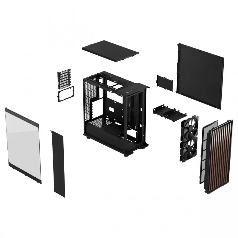 PC korpusas Fractal Design North Midi Tower Black