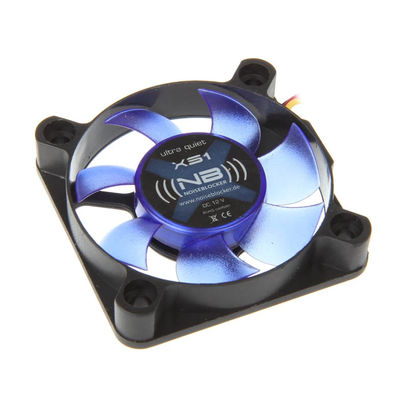 Ventiliatorius Noiseblocker JuodaSilentFan XS-1