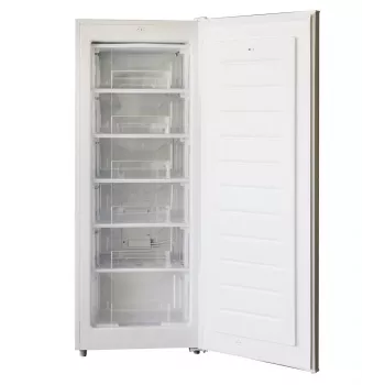 Stalčių šaldiklis Ravanson ZM-150 — pastatomas 156 l, 6 stalčiai, R600a, 41 dB, E klasė