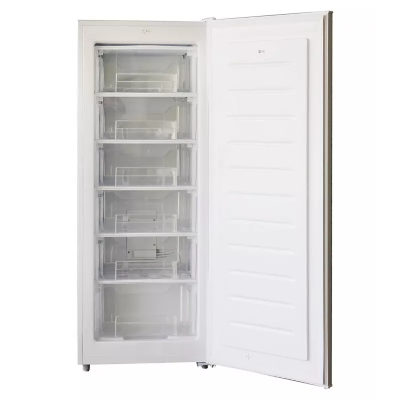 Stalčių šaldiklis Ravanson ZM-150 — pastatomas 156 l, 6 stalčiai, R600a, 41 dB, E klasė