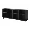 ASTI komoda 200x42x82 juodas matinis