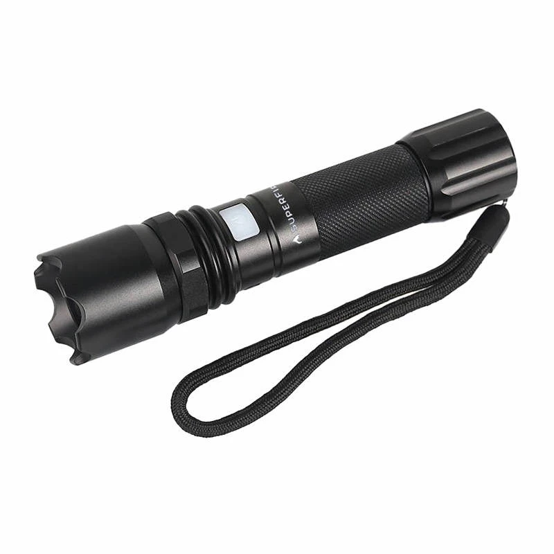 Superfire A10 žibintuvėlis, 550 lm, USB, 100–200 m, 5 režimai